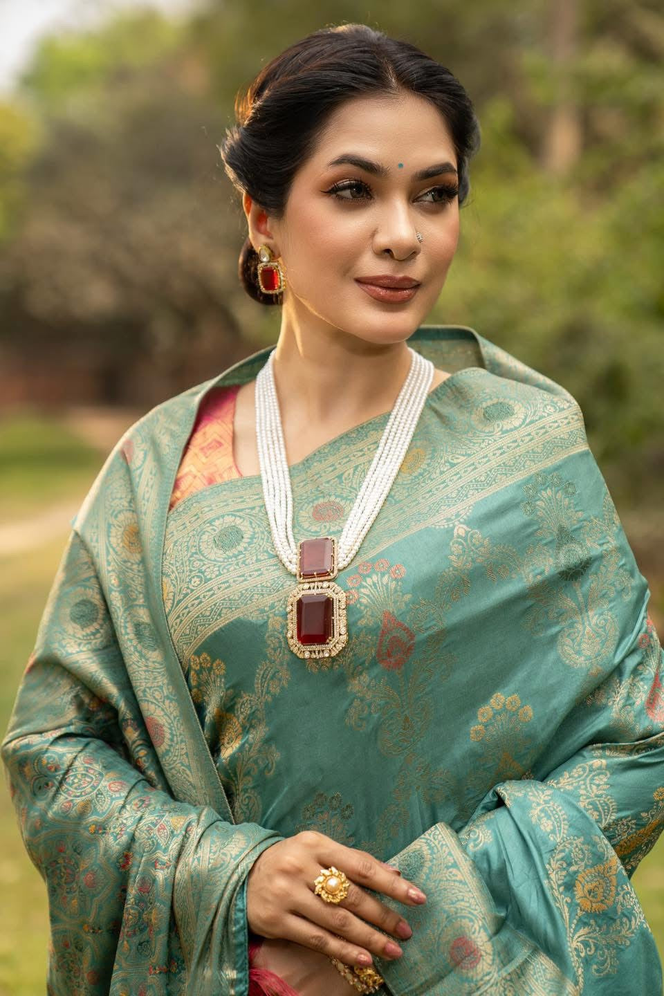 Pastel Blue Meenakari