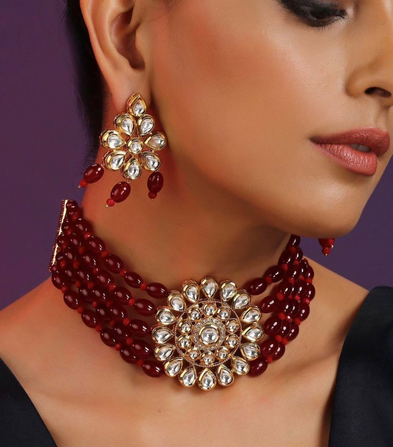 Ruby Choker Set