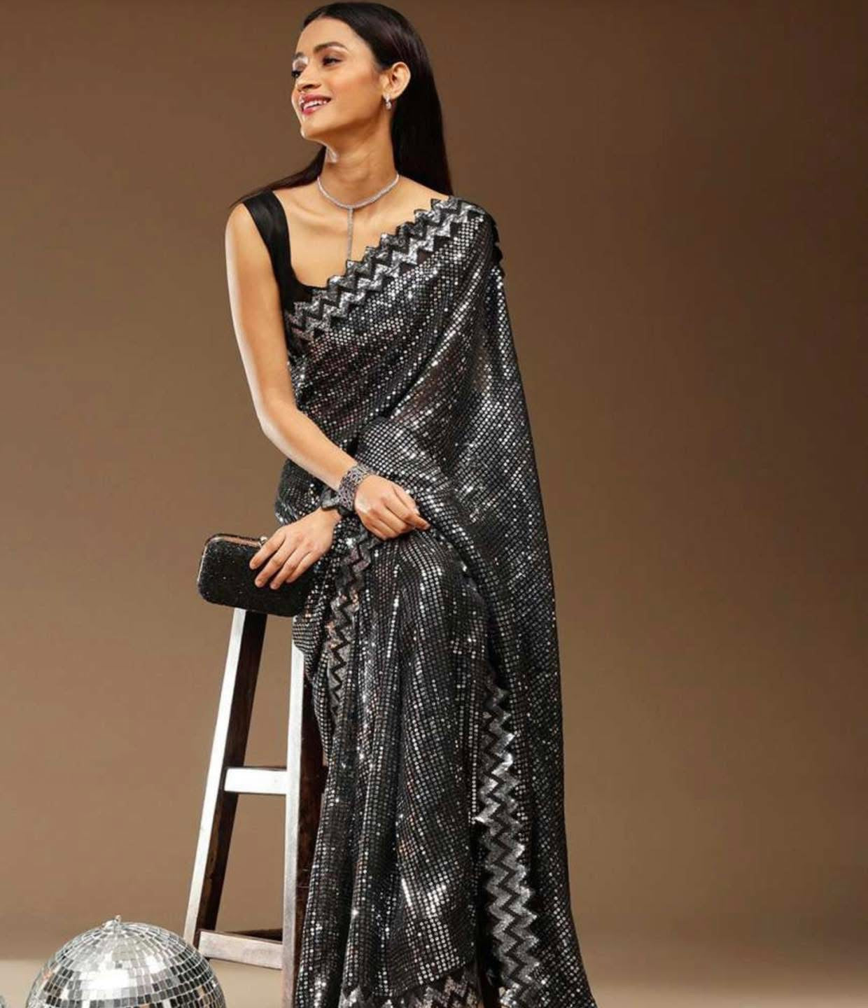 Silver Sequins