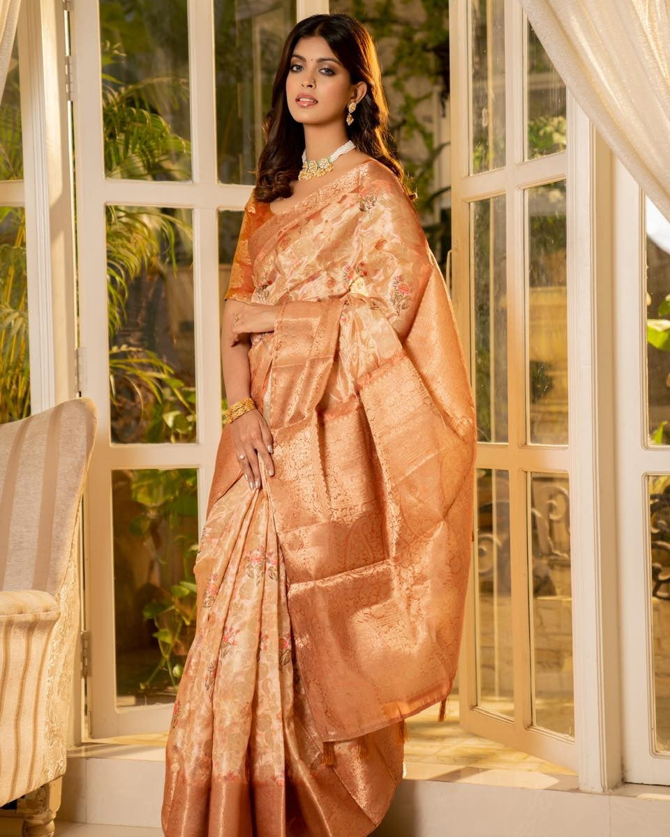 Peach Bandhej