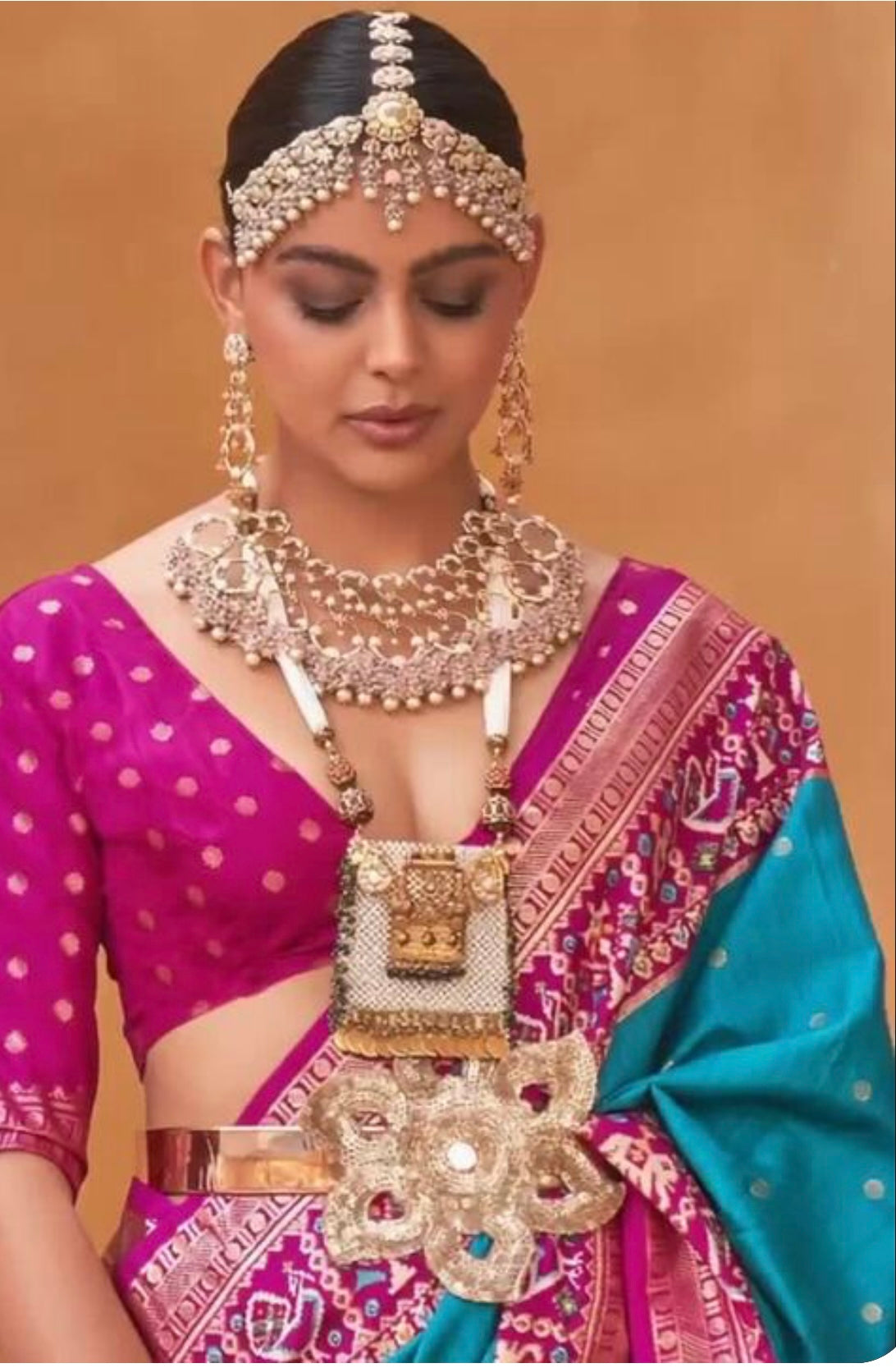 Sky Blue Silk Saree