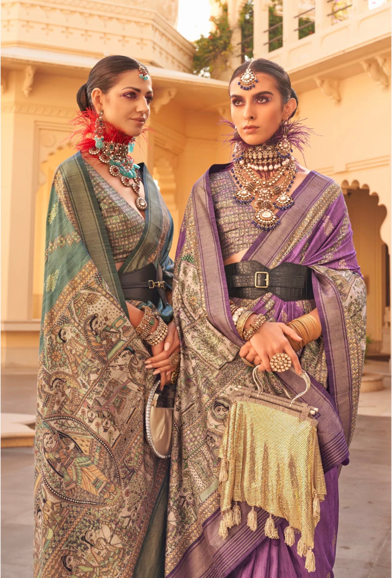 Purple Patola Saree
