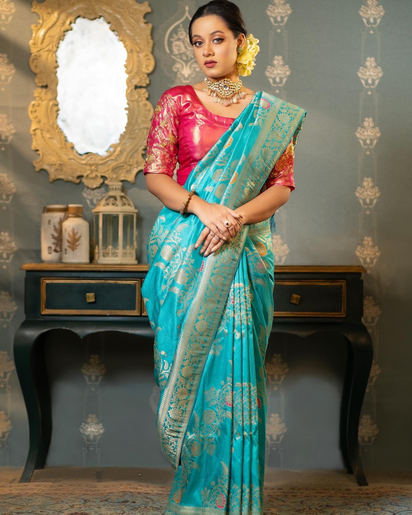 Sky Blue Silk