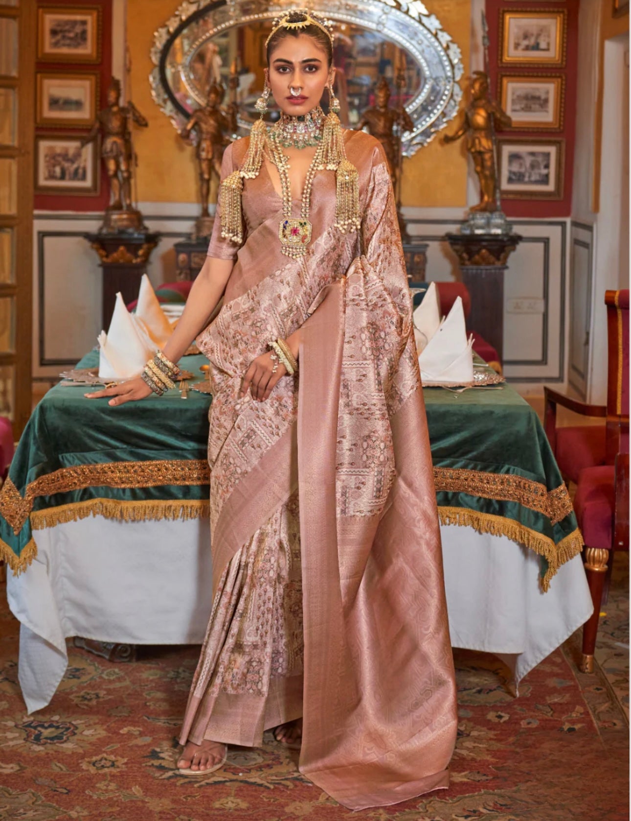 Off White Patola Saree