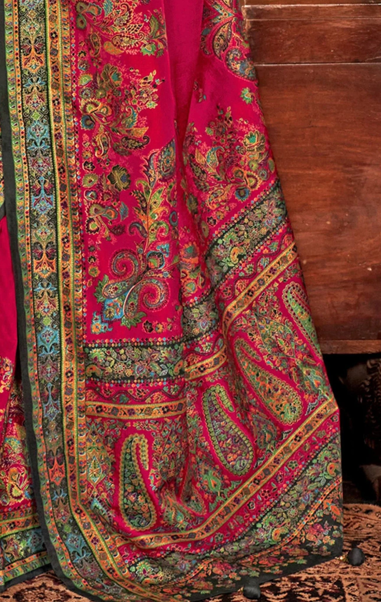 Rose Kani Silk Saree