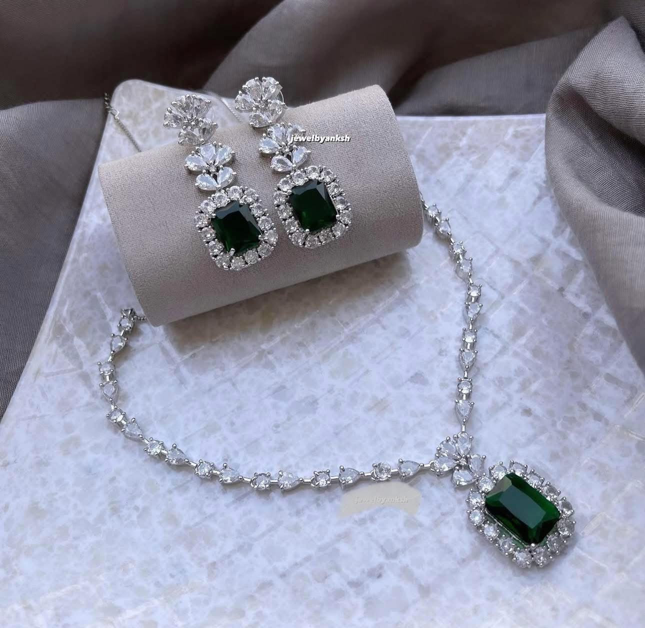 American Diamond Pendant set