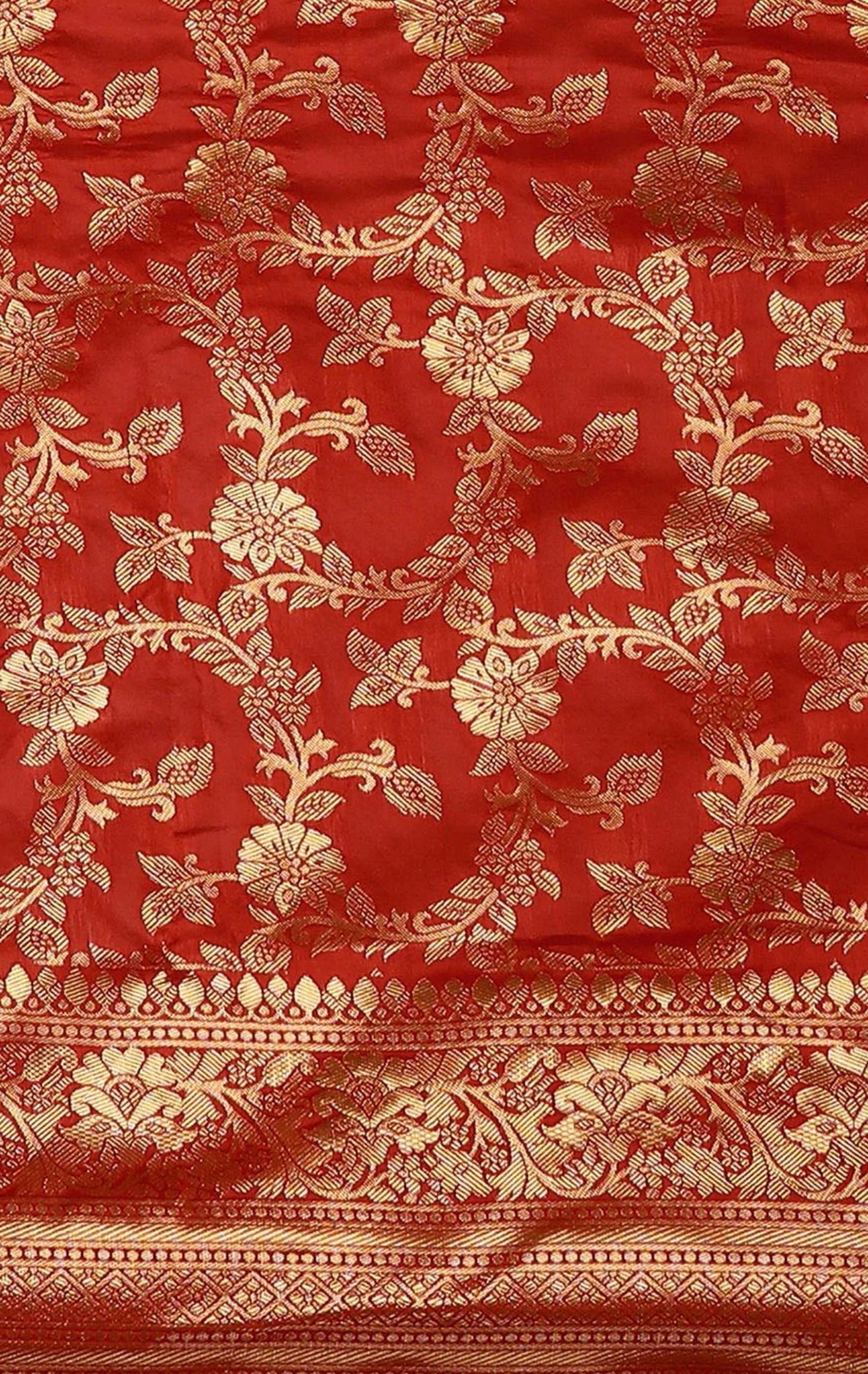 Red Bridal Banarasi