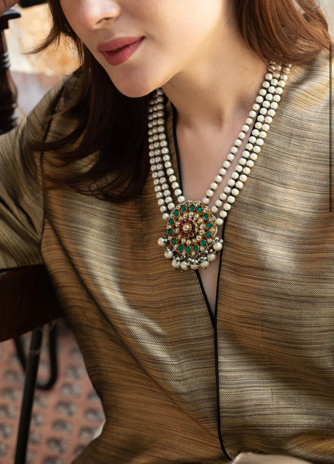 Rubina Pearl Set