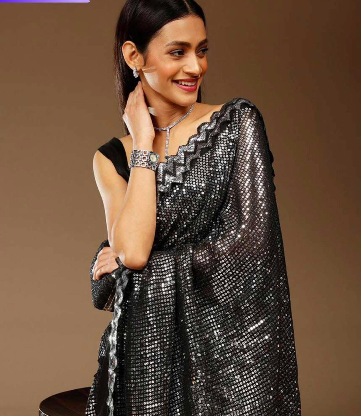 Silver partywear