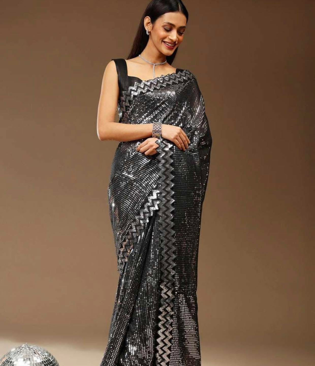 Silver Sequins