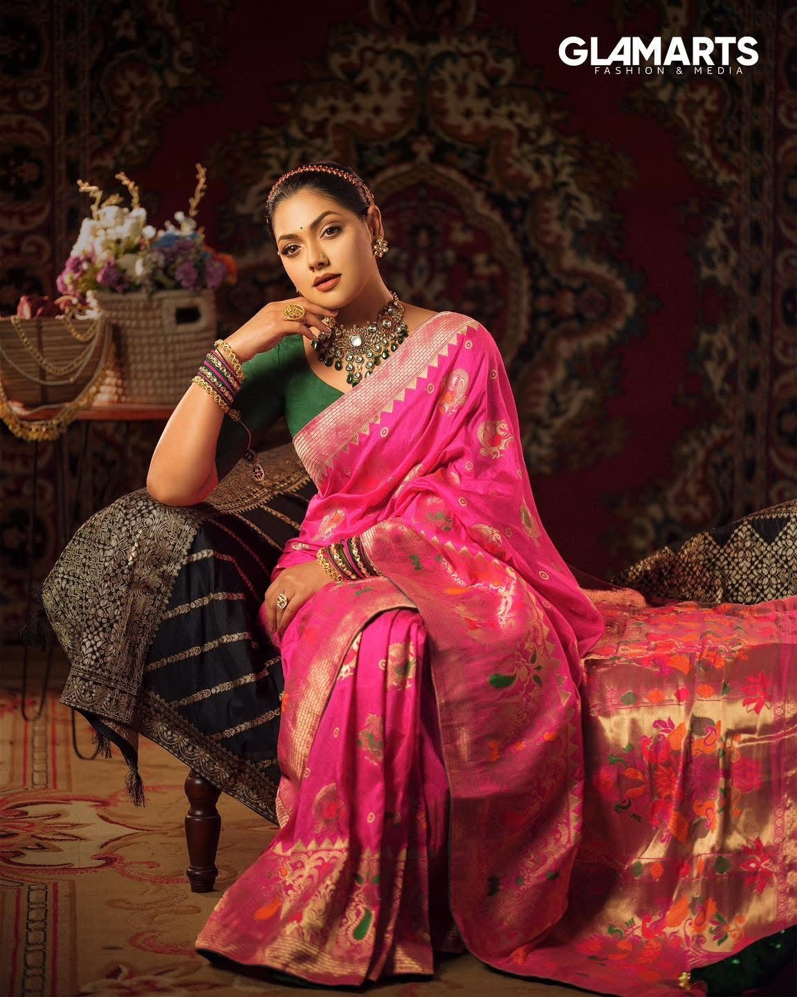 Pink peacock