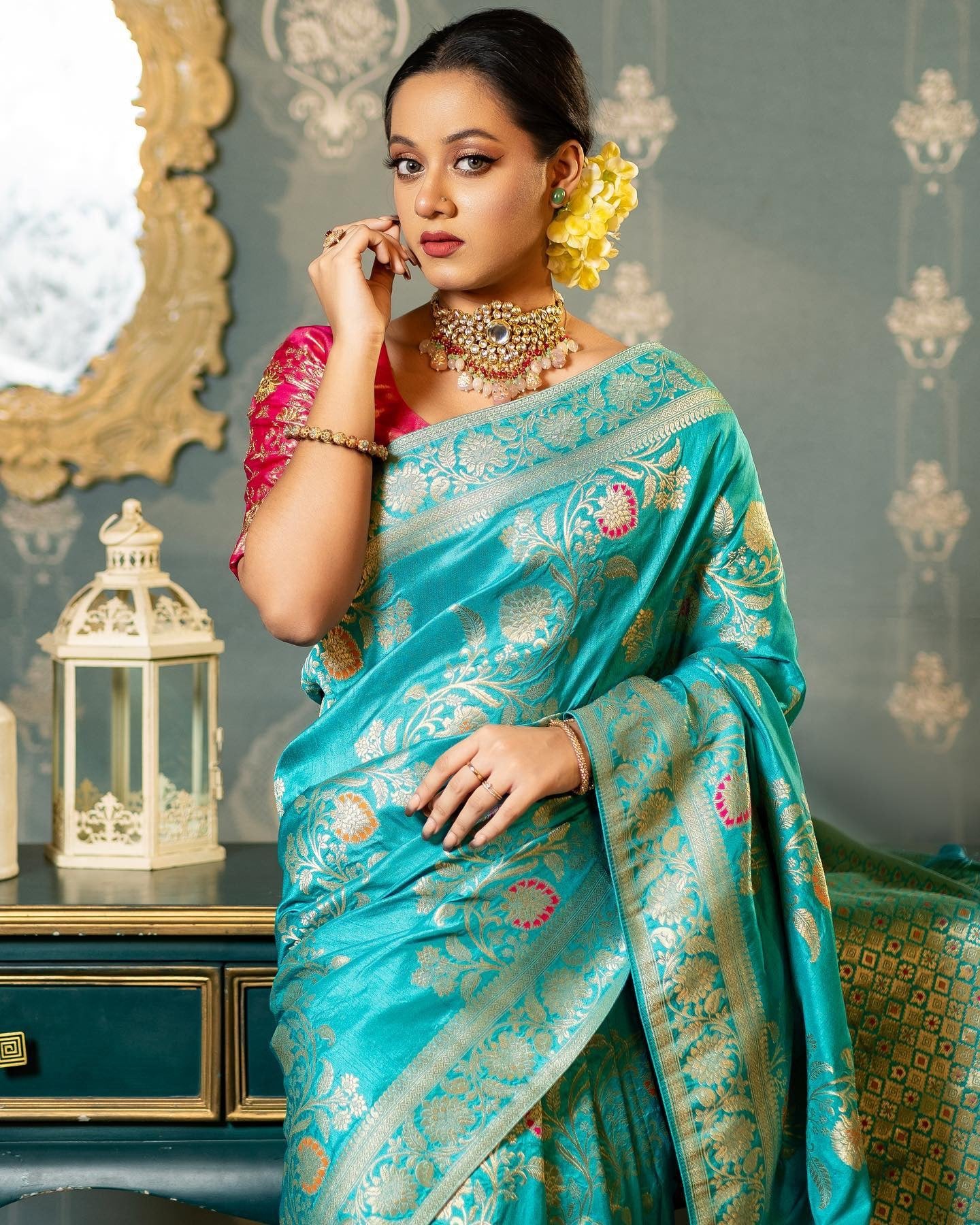 Sky Blue Silk