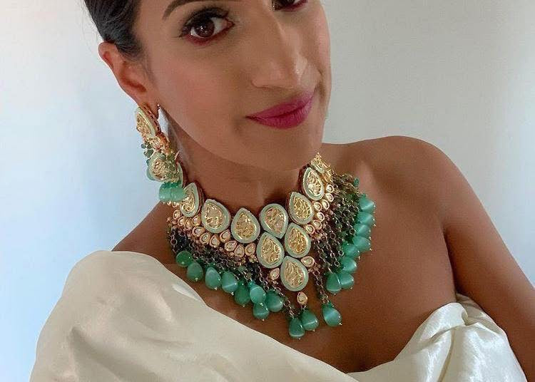 Mint Green Kundan Set