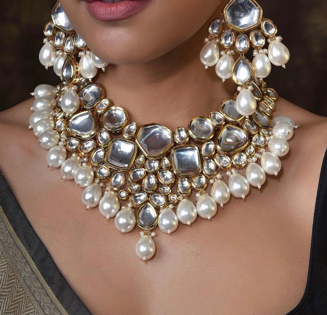 Pearl Bridal Necklace Set