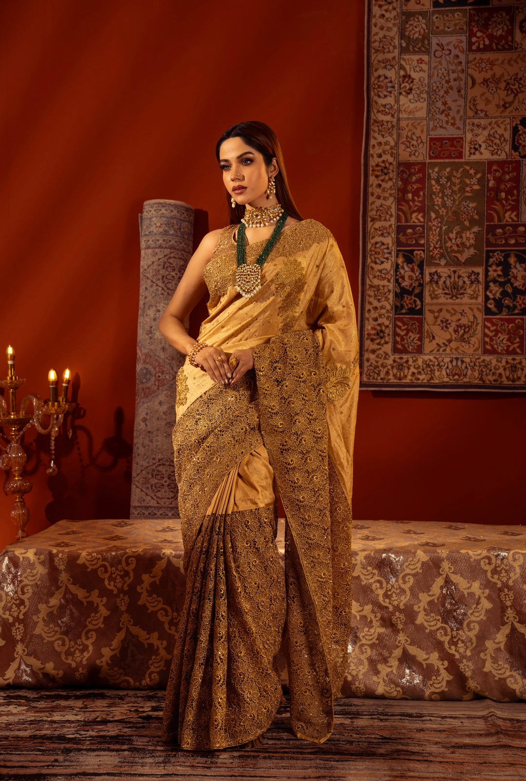 Chaintely Lace Saree