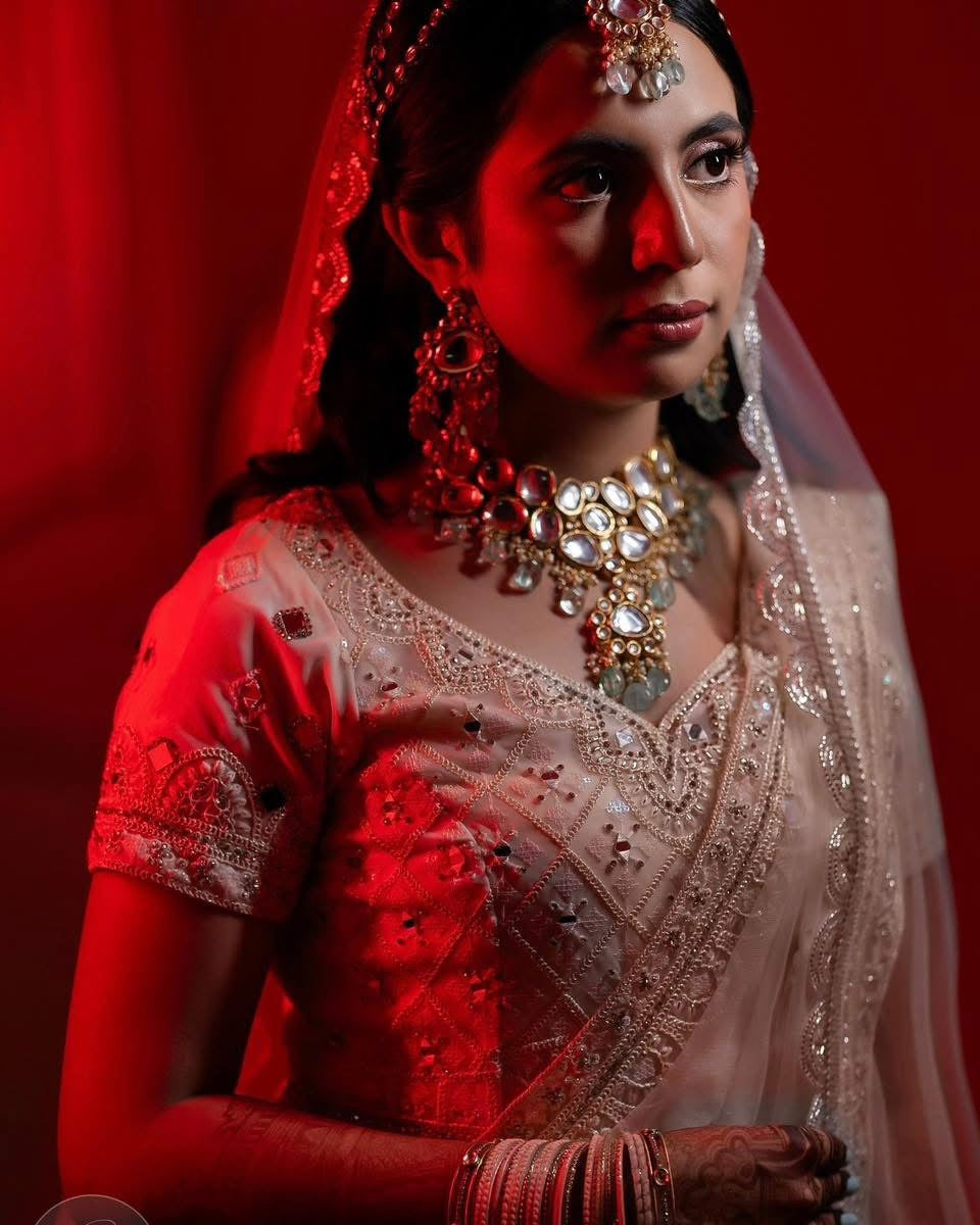 Turquoise Kundan set