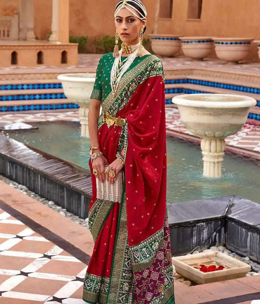 Sindur Red Patola Saree