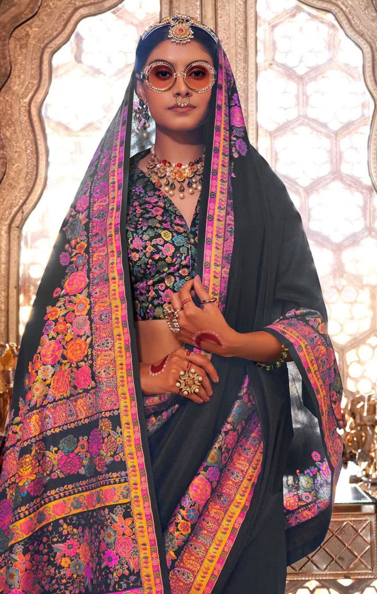 Black Patola Silk Saree