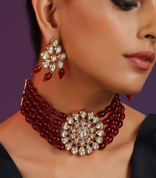 Ruby Choker Set