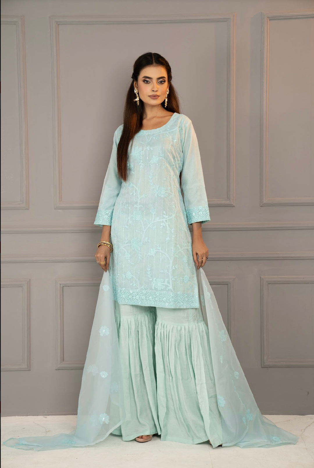 Sky Blue Salwar set