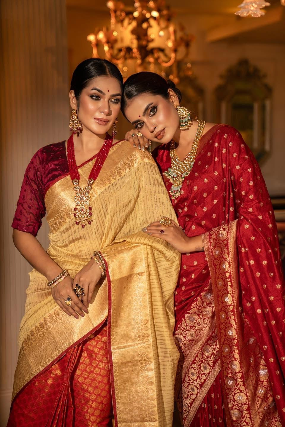 Golden tussar silk