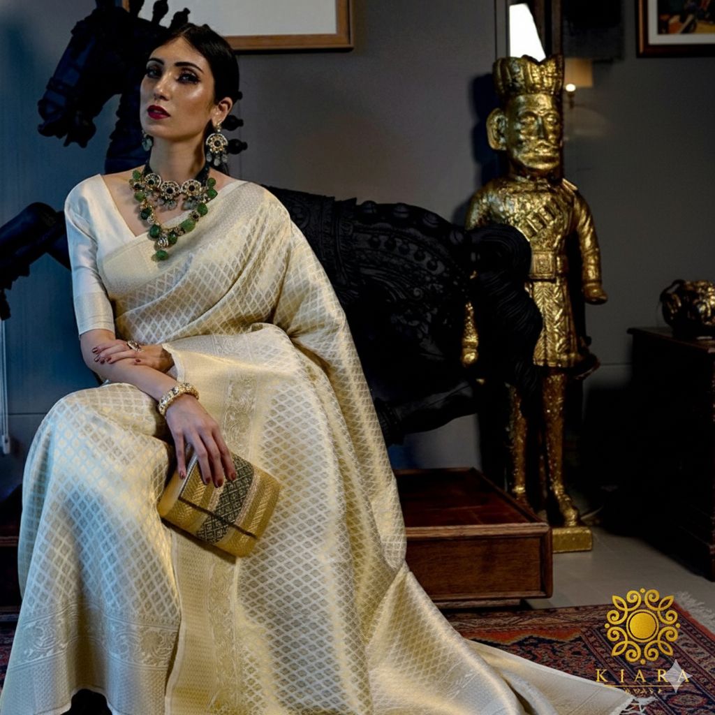 Off White Kanchiwaram