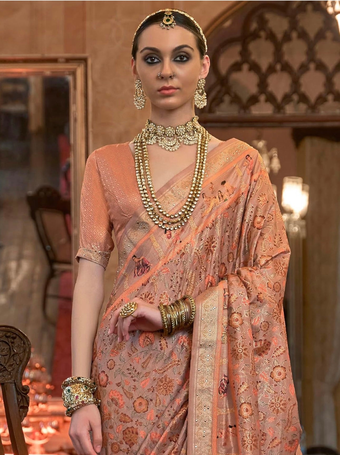 Crimson Patola saree