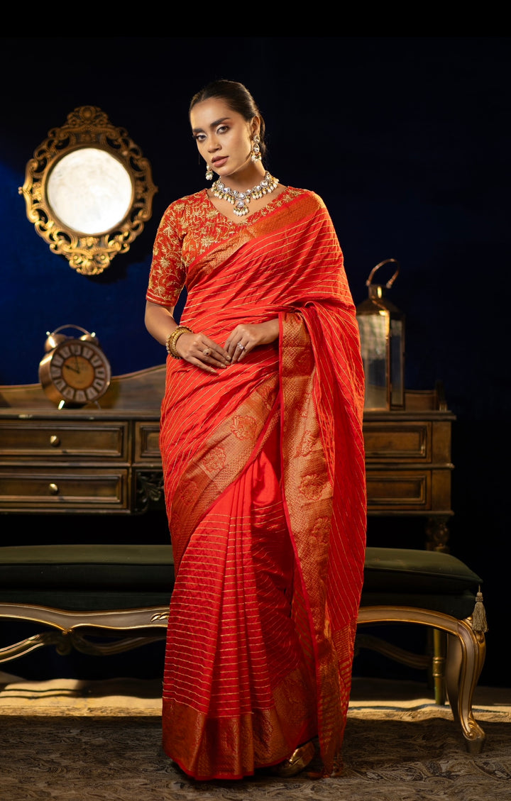 Bridal Zardosi Saree