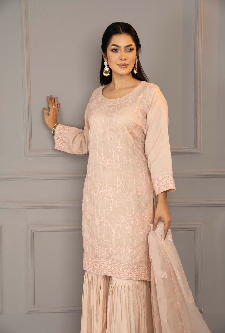 Beige Salwar Set