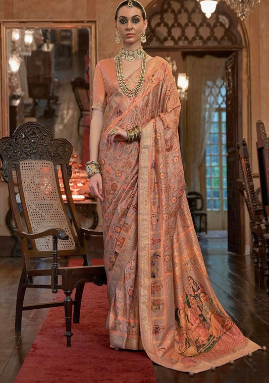 Crimson Patola saree