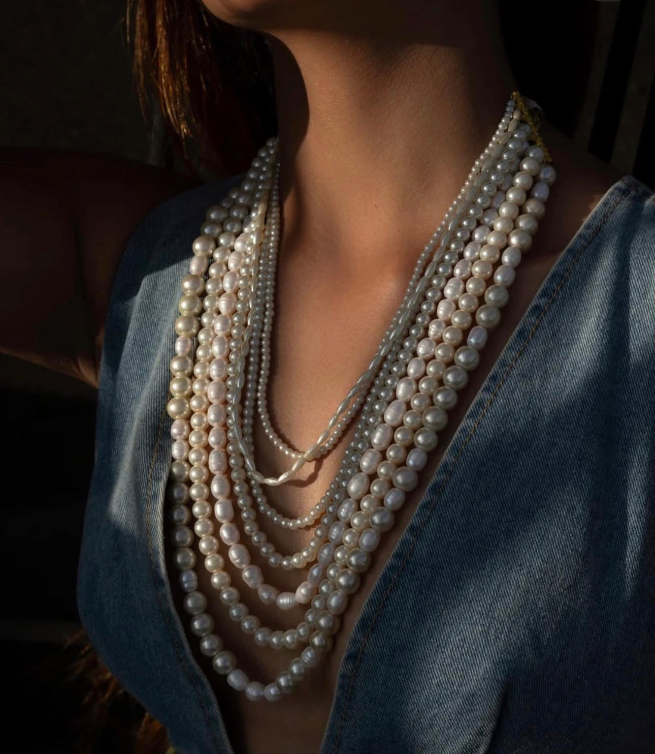 Multilayer pearl set