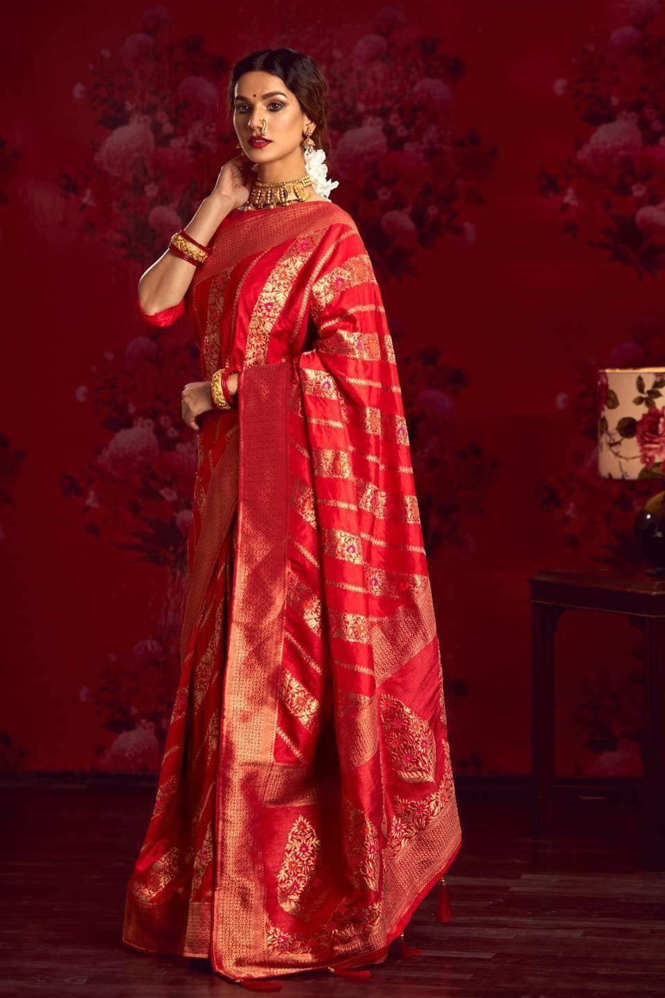 Red Katan Silk