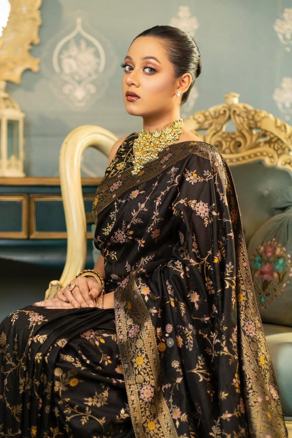 Black Meenakari