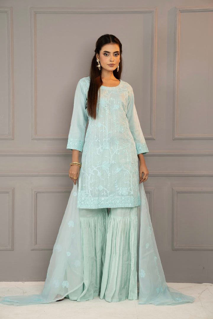 Sky Blue Salwar set