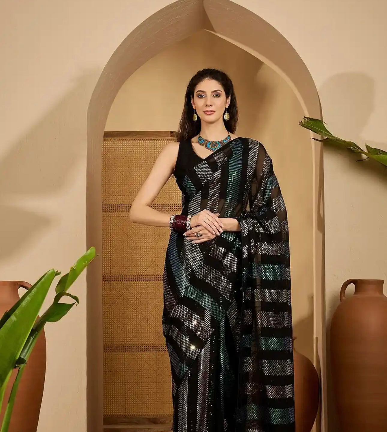 Glitterry Party Saree