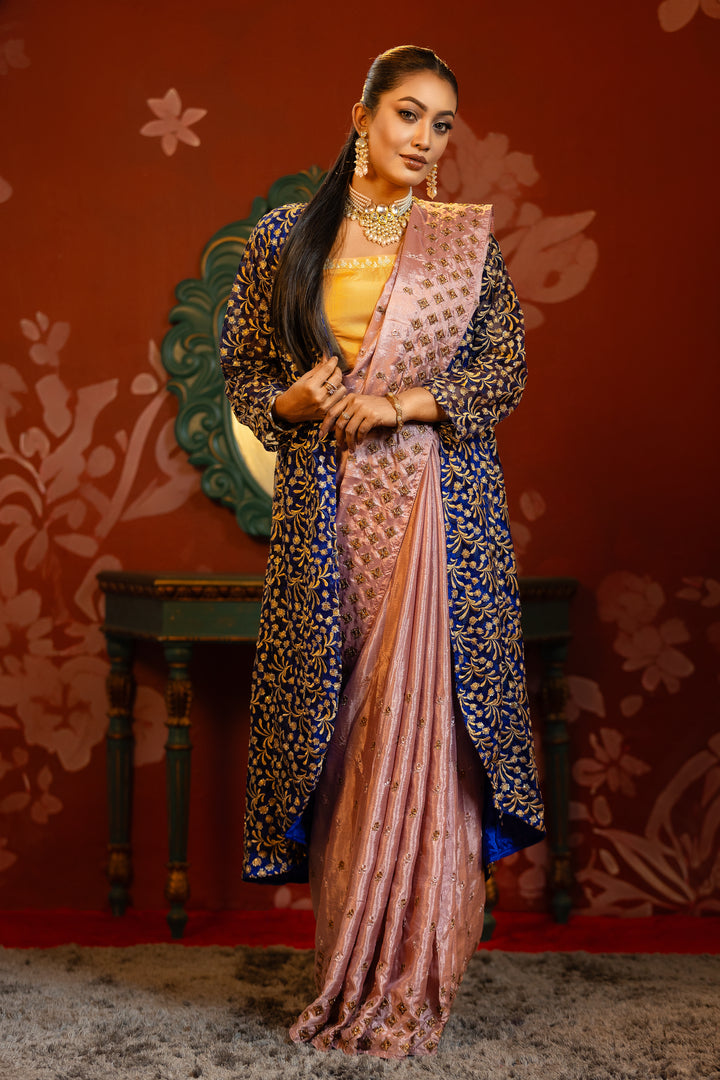 Pink Gadwal saree