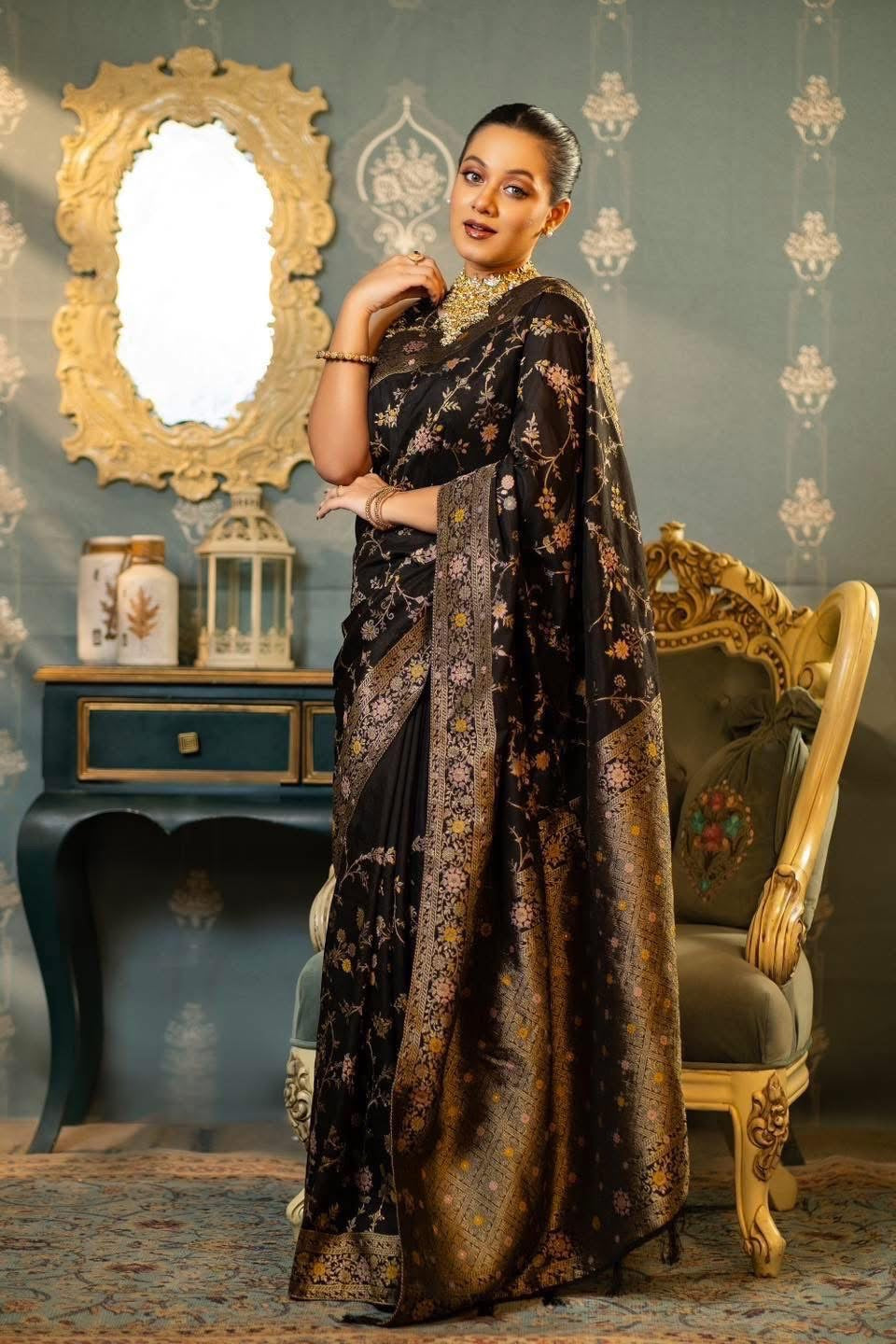 Black Meenakari