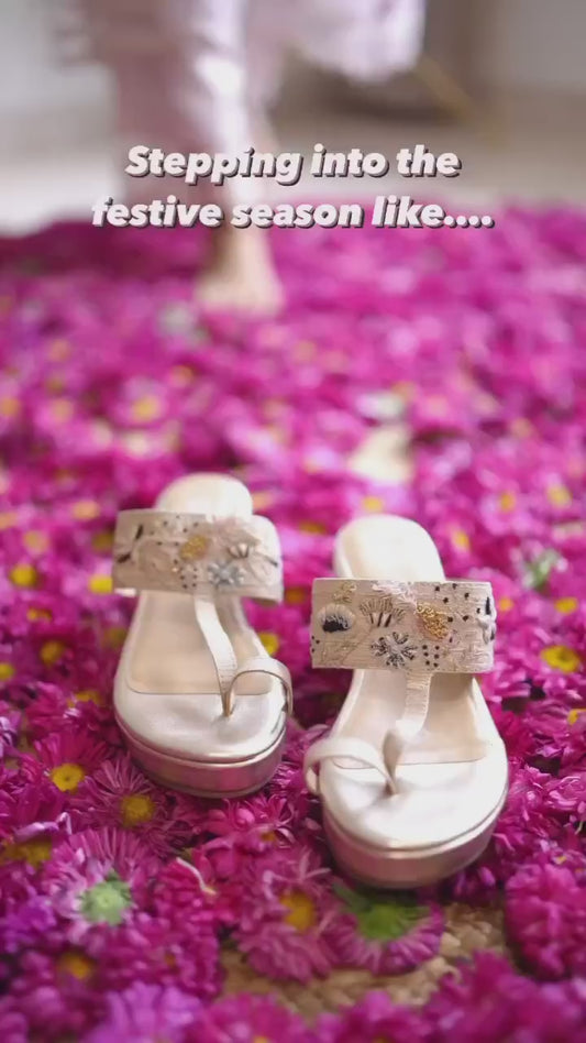 Birdie Beige Heels