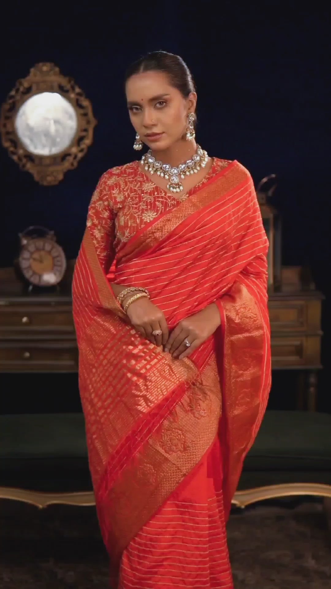 Bridal Zardosi Saree